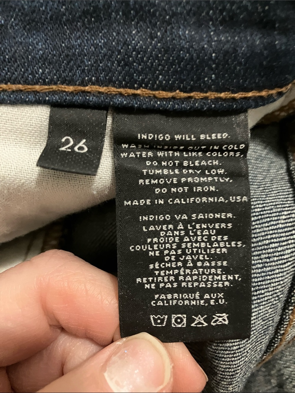 J Brand , women’s 26 , Dark Indigo Skinny Jeans - Picture 5 of 7